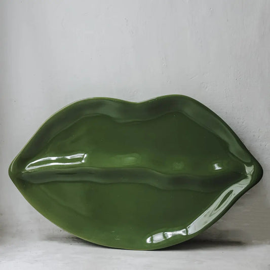 Sisi lip plate, Green