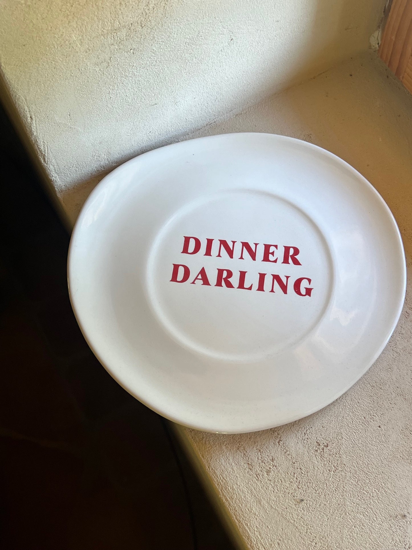 Sisi ceramic plate, Dinner Darling